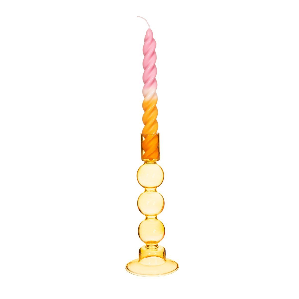 Bubble Candleholder Yellow