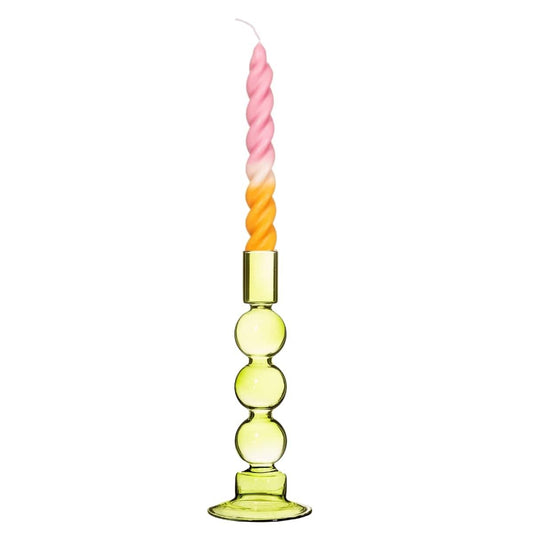 Bubble Candleholder Olive