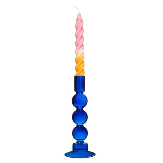 Bubble Candleholder Blue