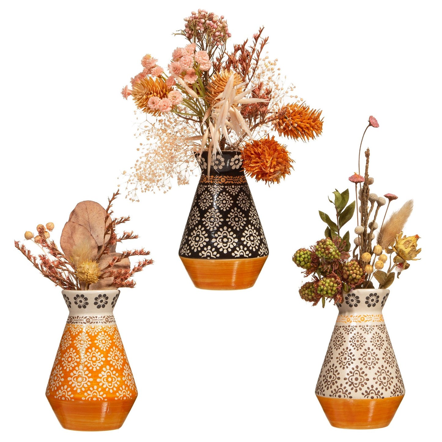 Global Craft Mini Vases - Set of 3