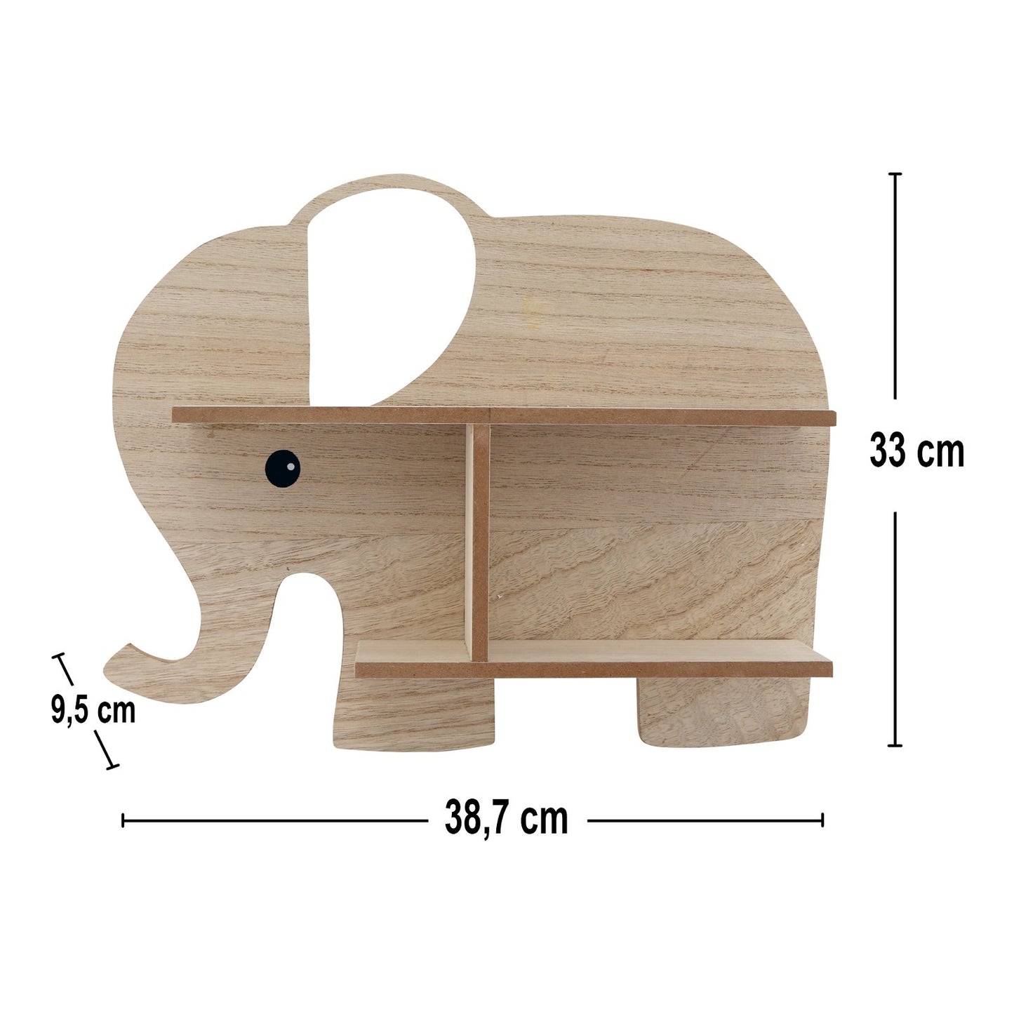 Elephant Shaped Shelf Unit