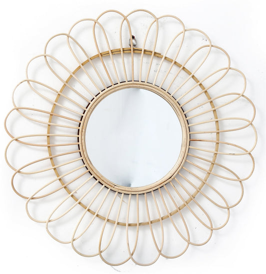 Rattan Mirrors Round 51cm