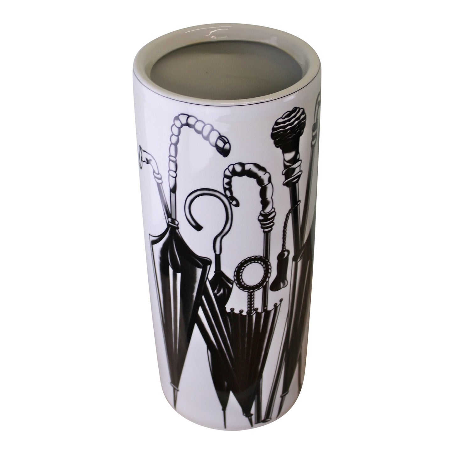 Umbrella Stand, Black & White Umbrella Design