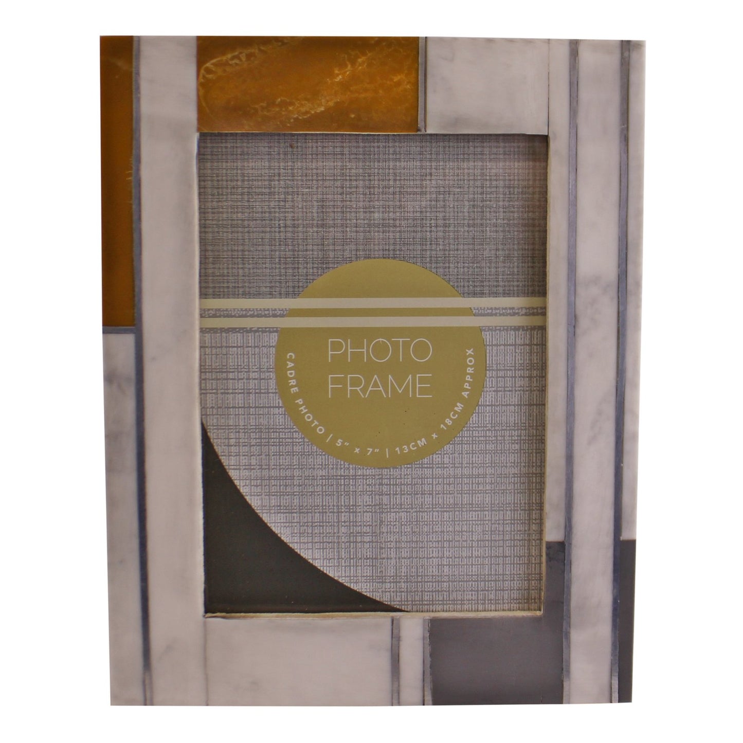 Set of 3 Abstract Design Photo Frames, 5x7