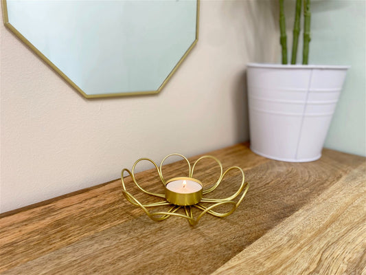 Flower Wire Tealight Holder