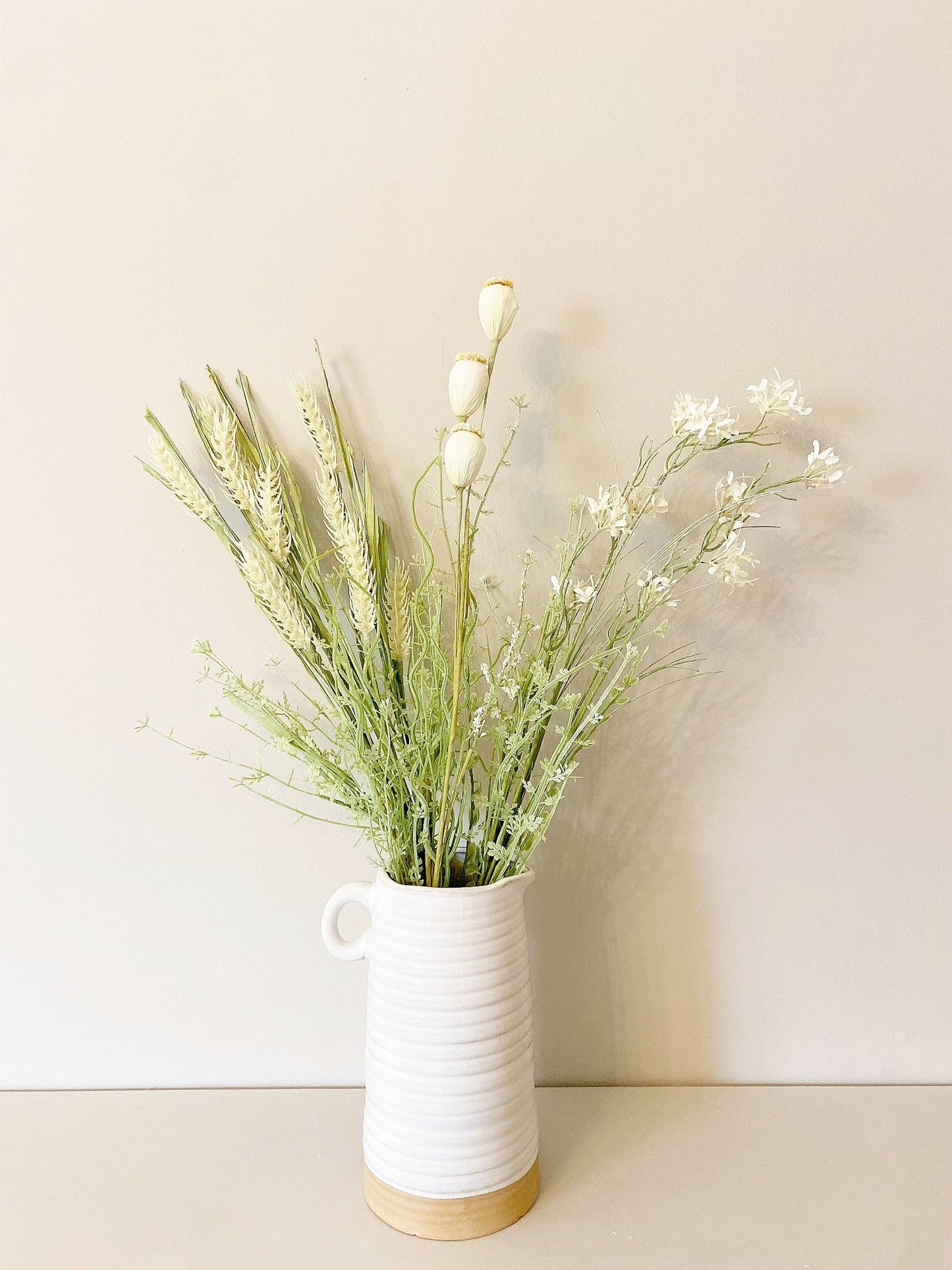 Ivory Wild Flowers Stem