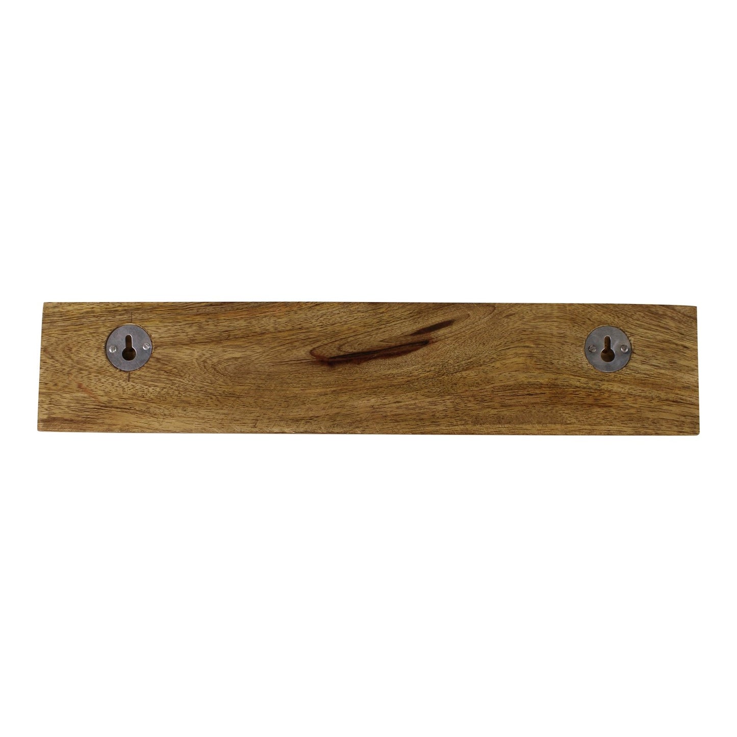 Blue & White Decorative Coat Hooks On Wooden Base