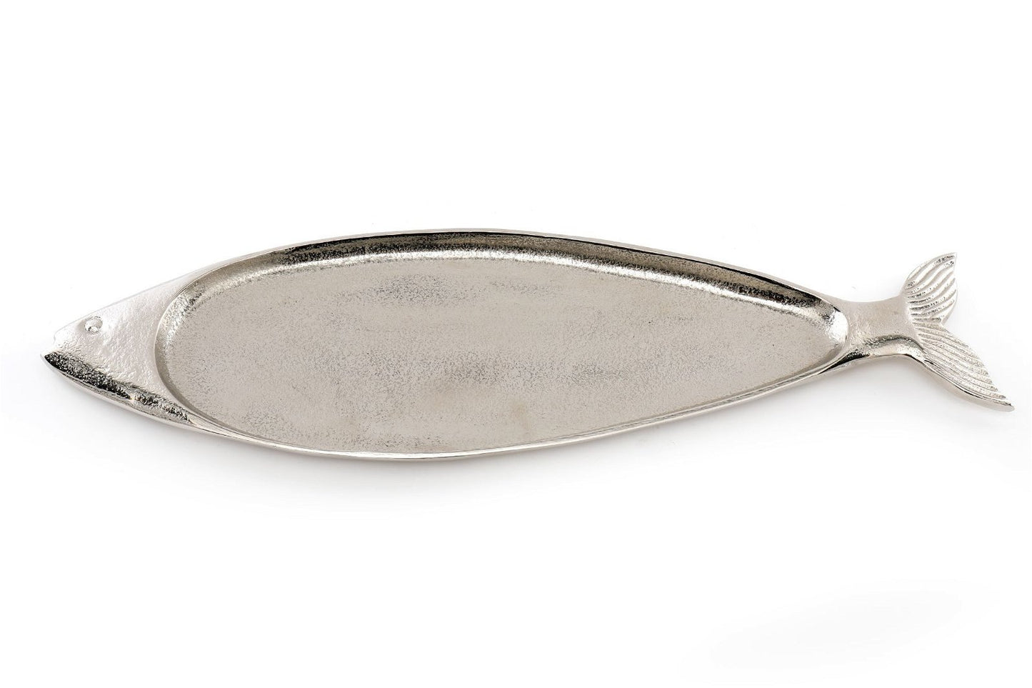 Large Silver Fish Shaped Tray