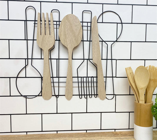 Spoon, Fork & Knife Wall Decoration 45cm