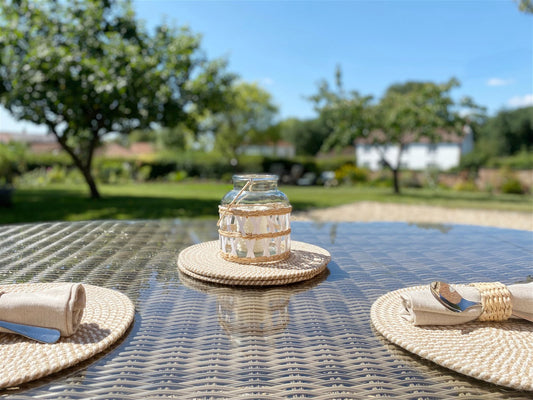 Candle Lantern with Weave