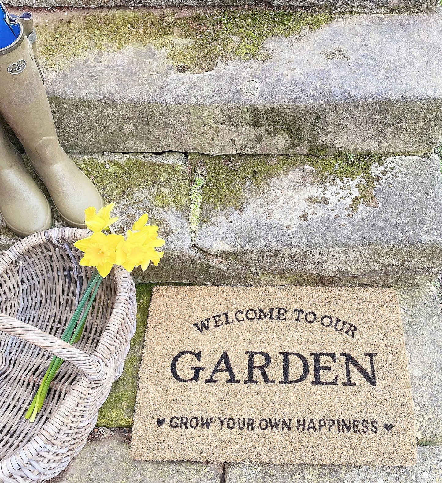 Grow Your Own Happiness Potting Shed Doormat