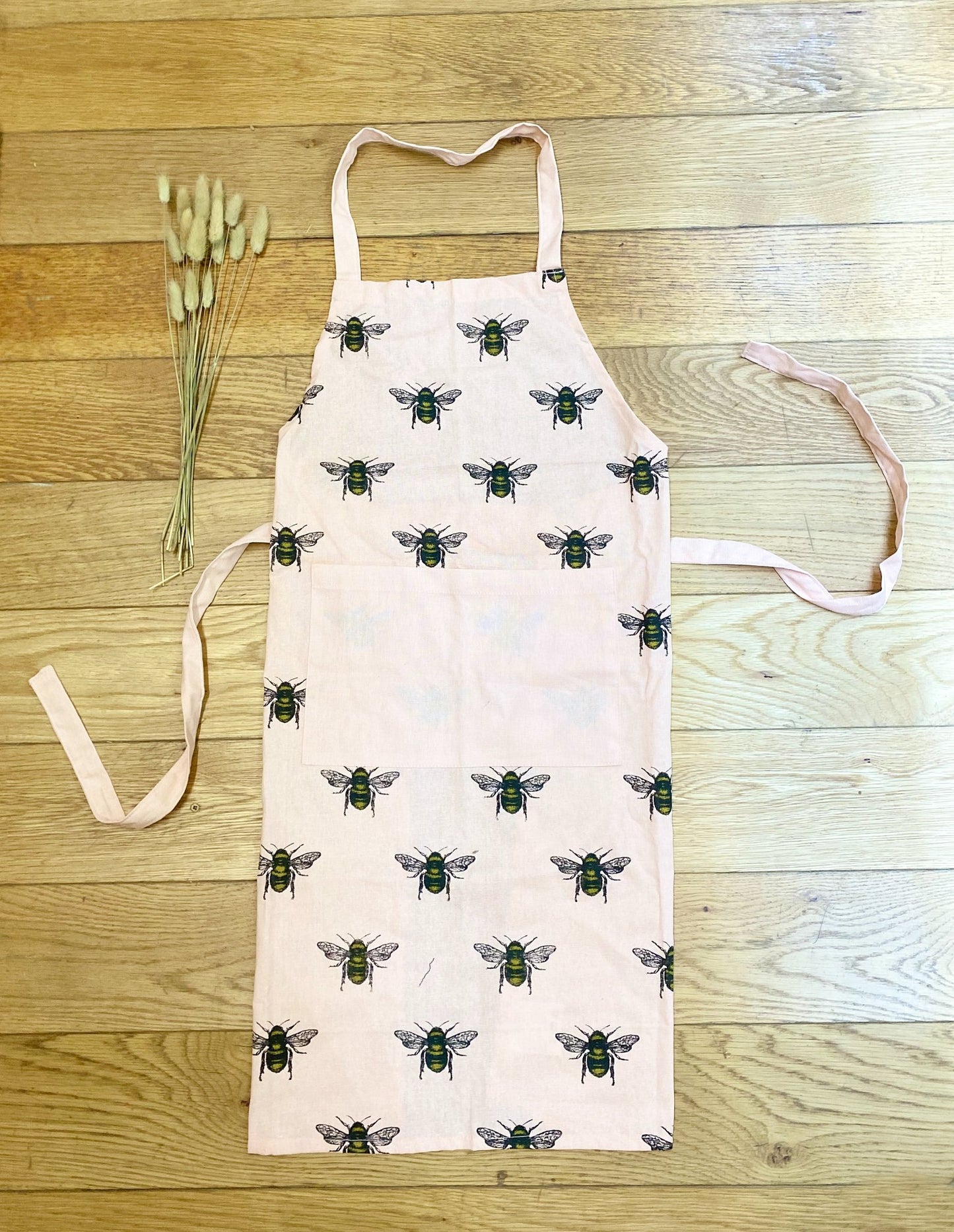 Pink Summer Bee Apron