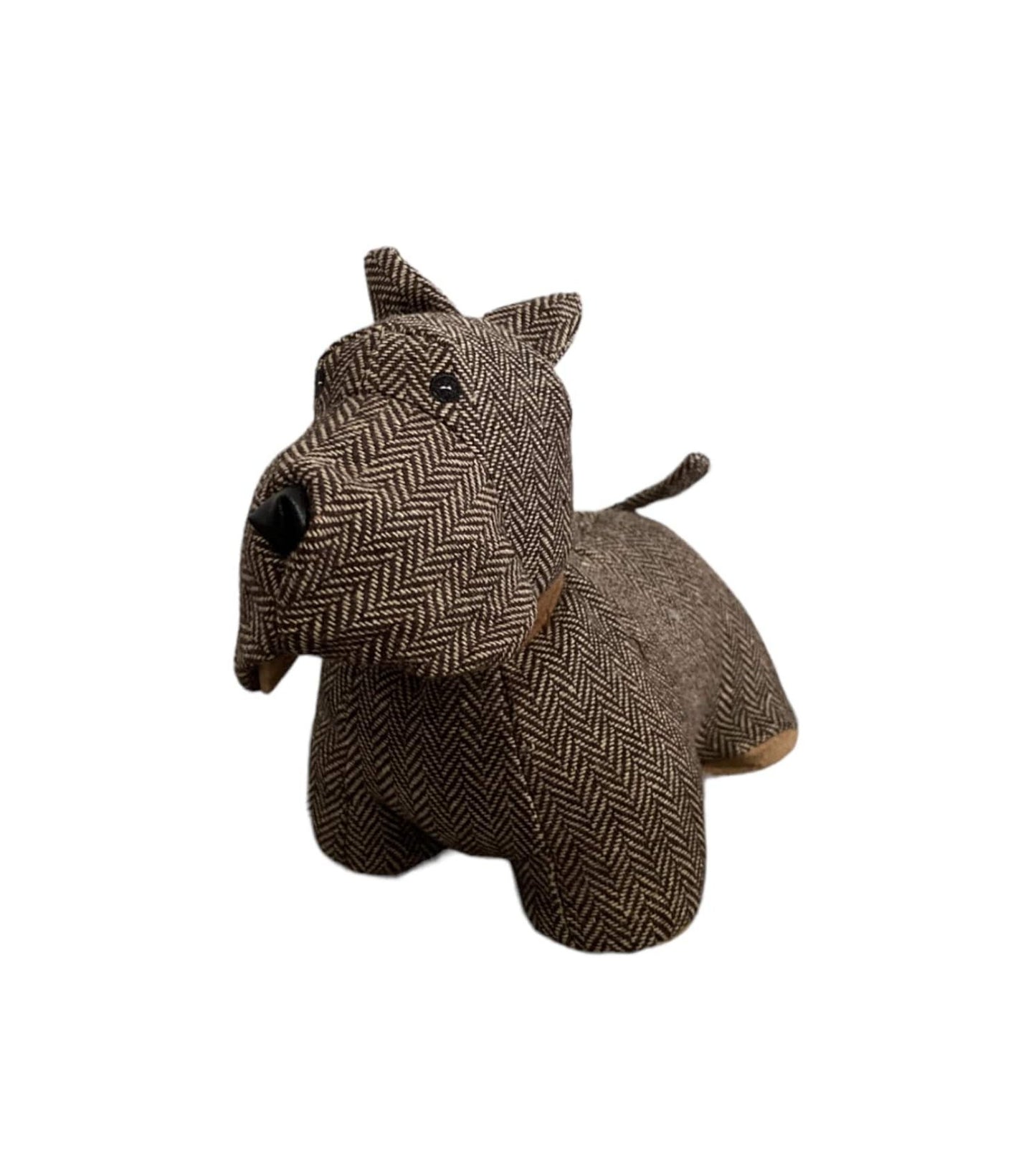 Scottish Terrier Doorstop Brown